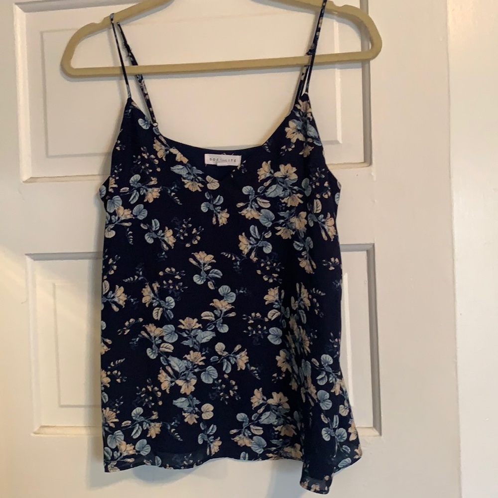 Floral tank top